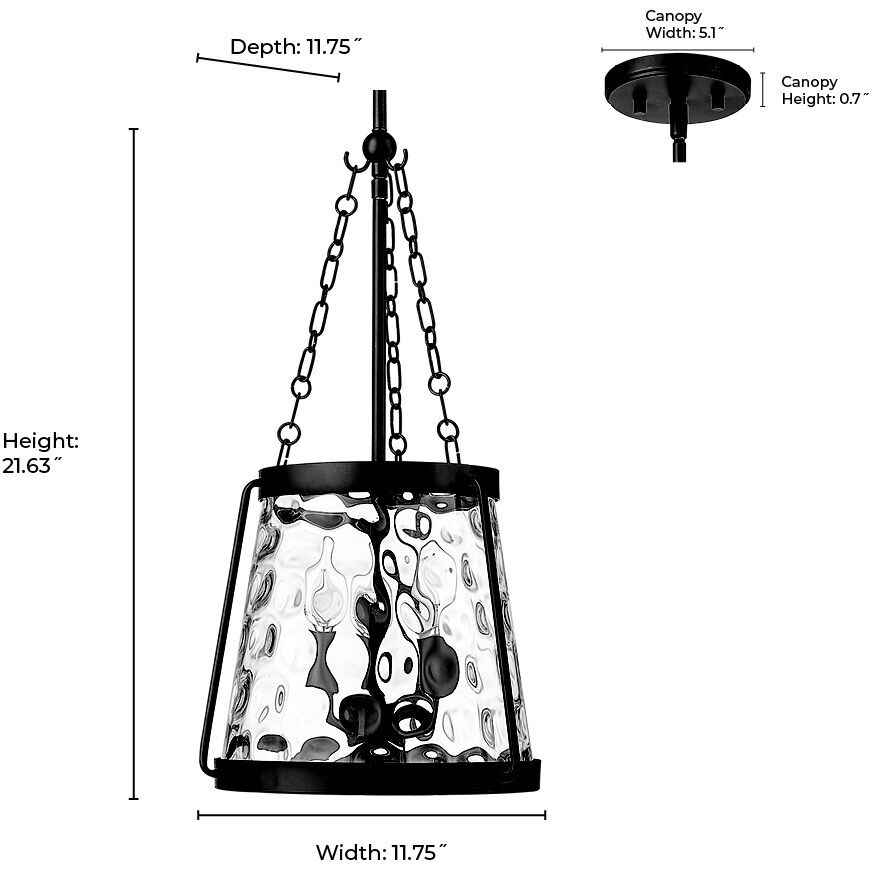 Adabella 3 Light 11.75 inch Vintage Brass Pendant Ceiling Light
